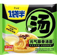 今麦郎1袋半大汤元气豚骨汤面127*24